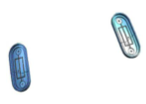 [GLRE-P03] RETRO - Plastic supports rear turn signals