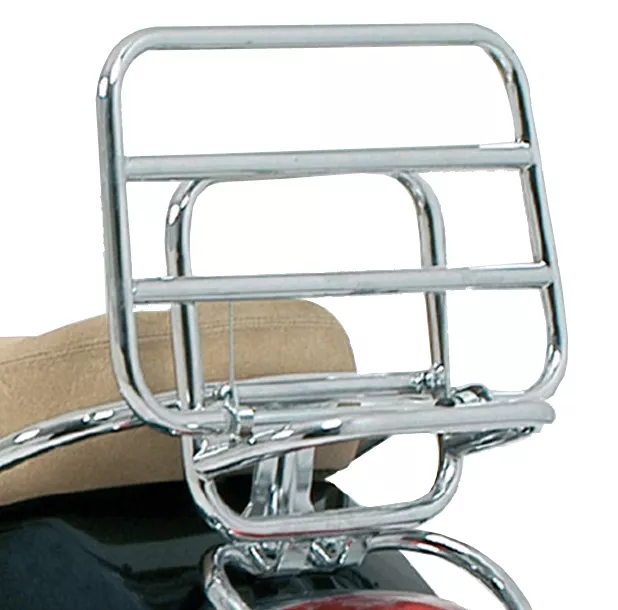[656106] Vespa Porte-bagages arrière (repliable) Chrome LX