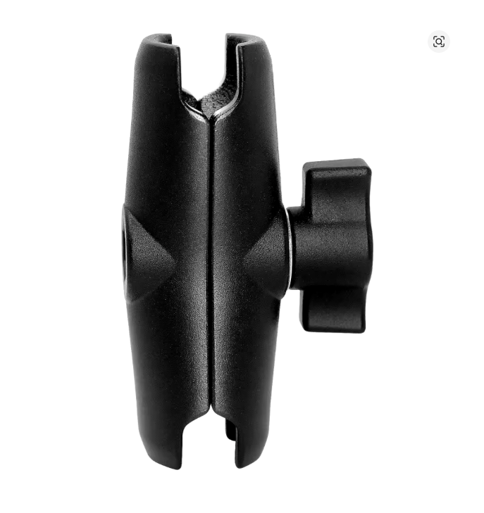 [J-9cm-arm] Bras de 9 cm pour tête de rotule de 25 mm