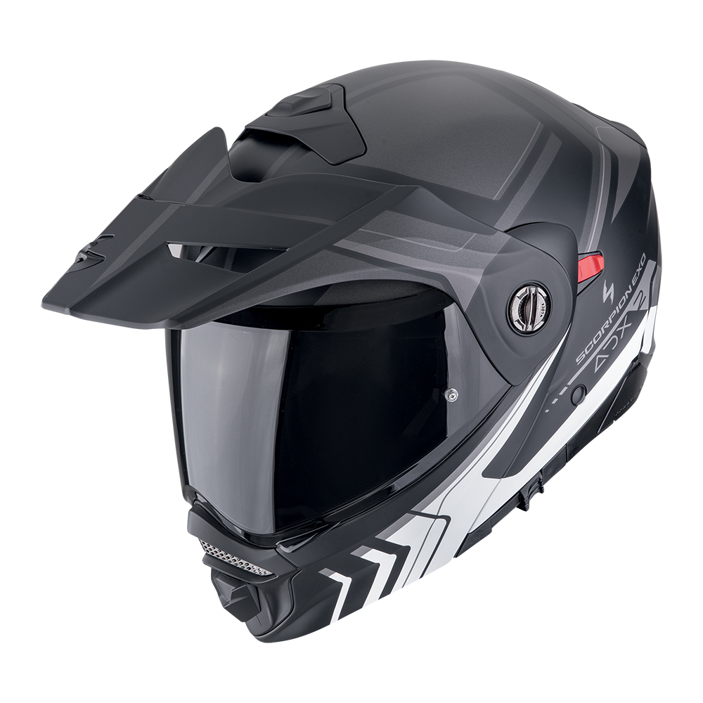 ADX-2LEWIS MATT BLACK SILVER (XL) (M)